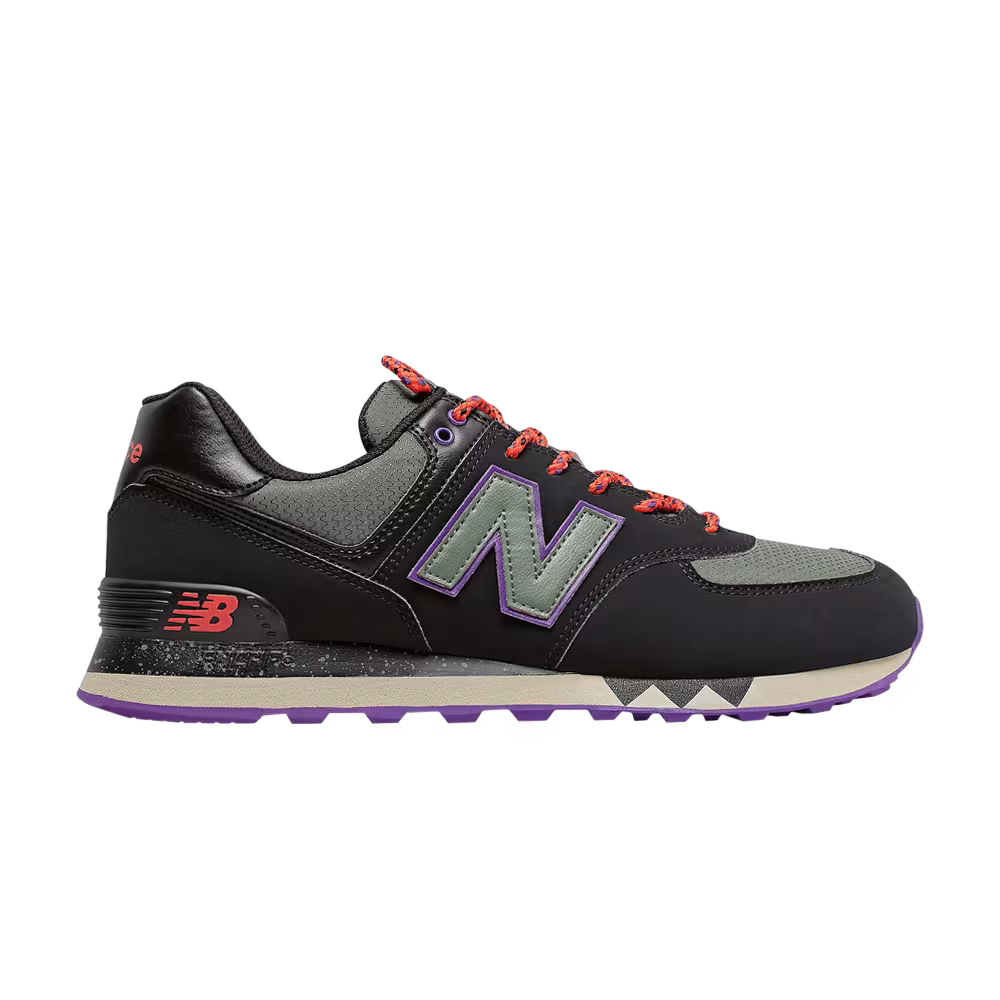 New Balance 574 2E Wide Outdoor Pack - Slate Green