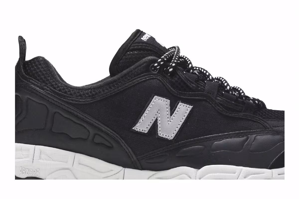 New Balance 801 Black Silver, view 3