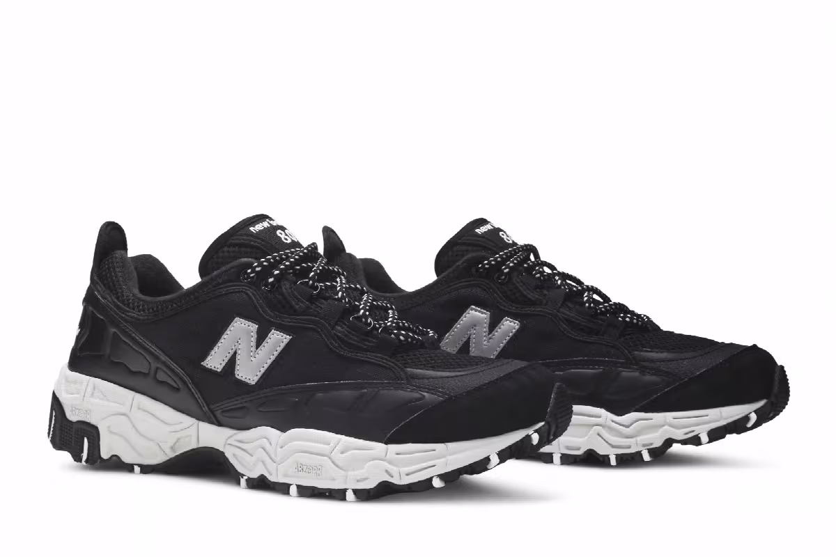 New Balance 801 Black Silver, view 9
