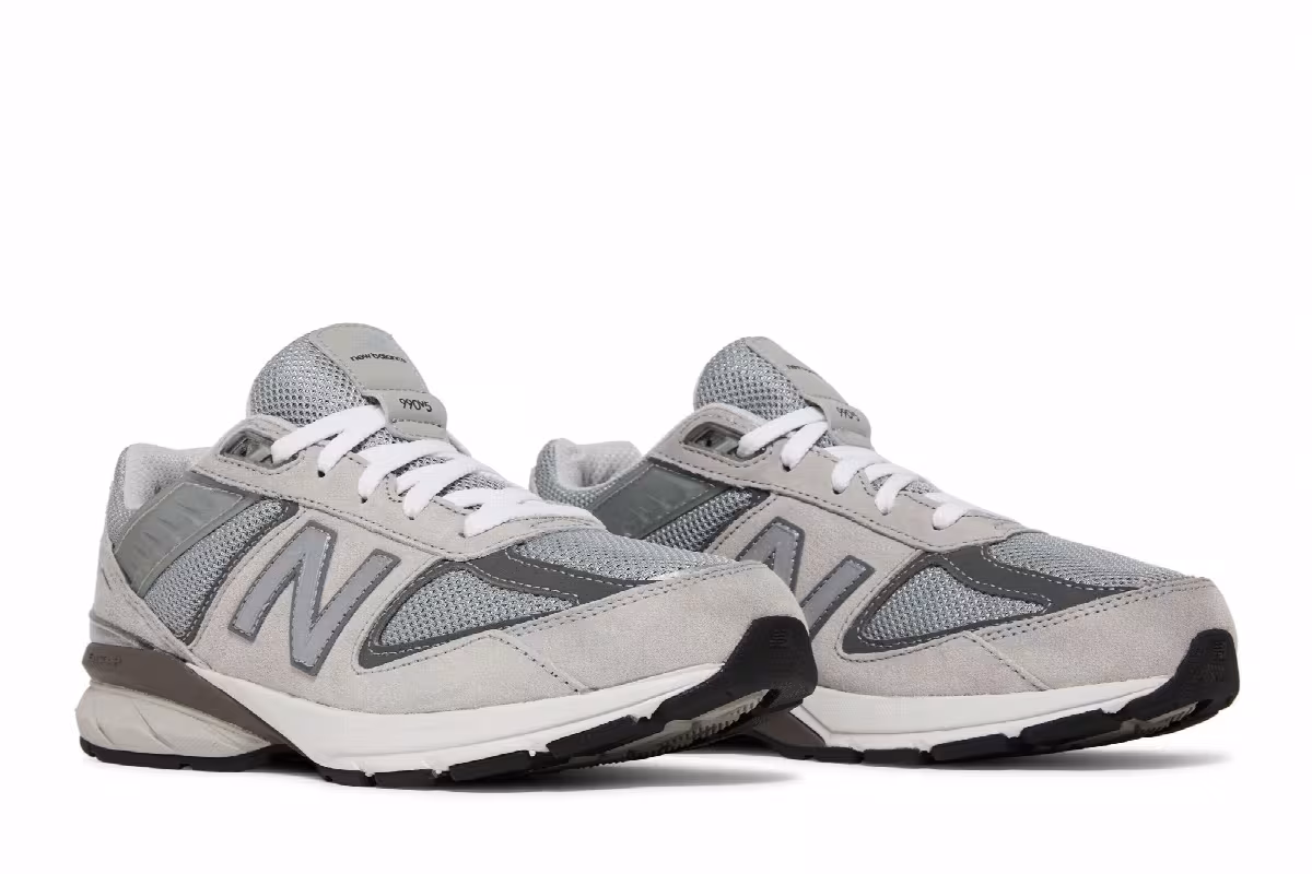 New Balance 990v5 Big Kid Wide Castlerock, view 9