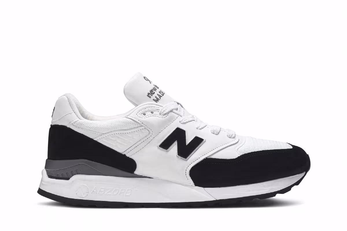 New Balance 998 Made in USA Nimbus Cloud Black, view 2