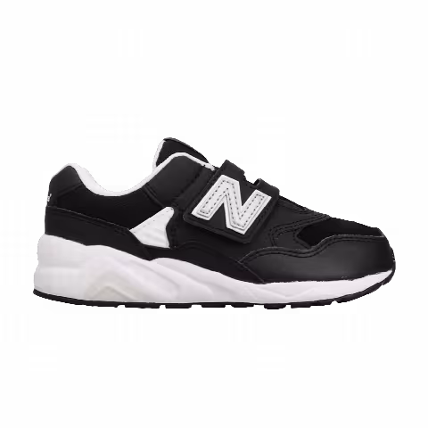 New Balance 580 Kids Wide 'Black White Silver'