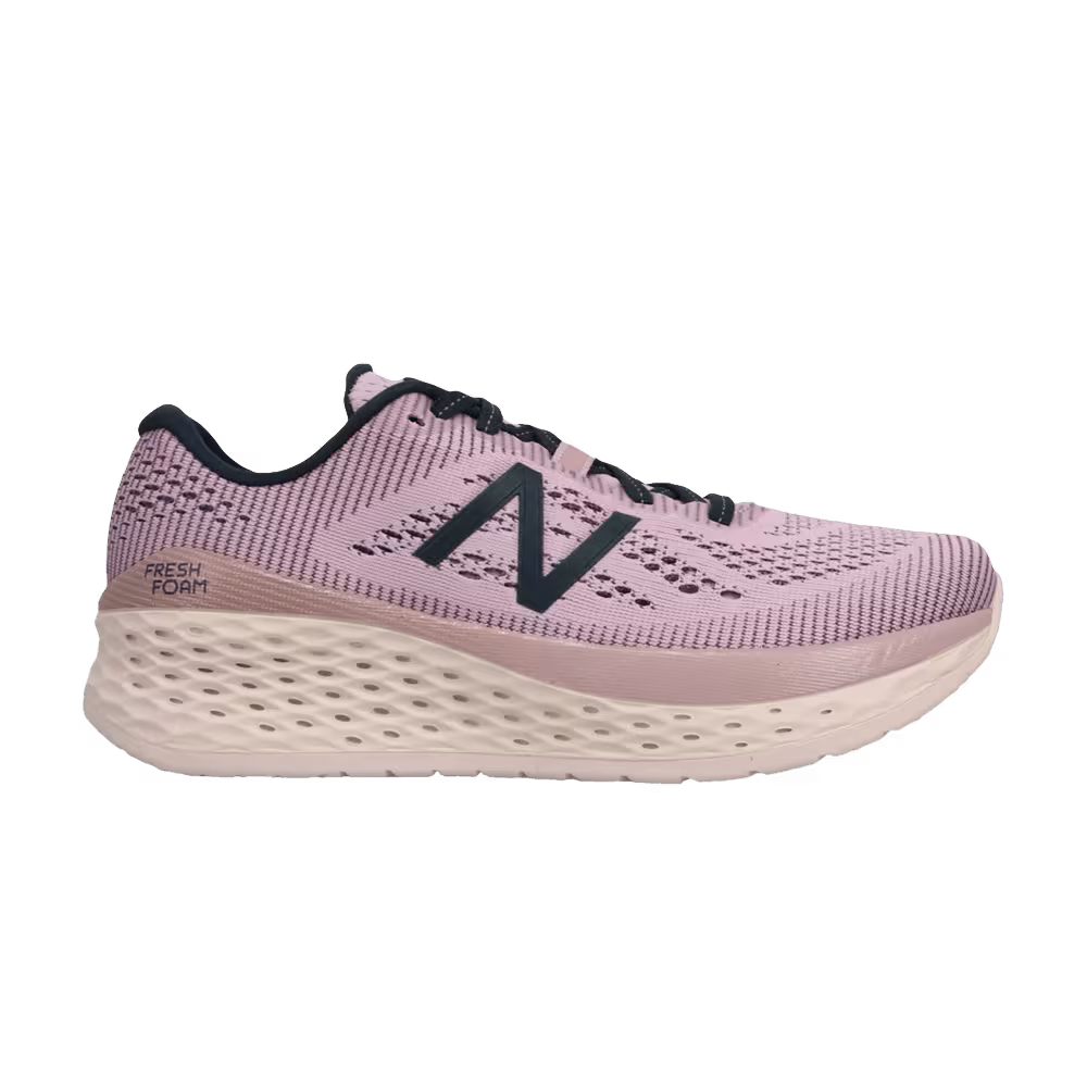 New Balance Women's Fresh Foam More Wide Pink Navy