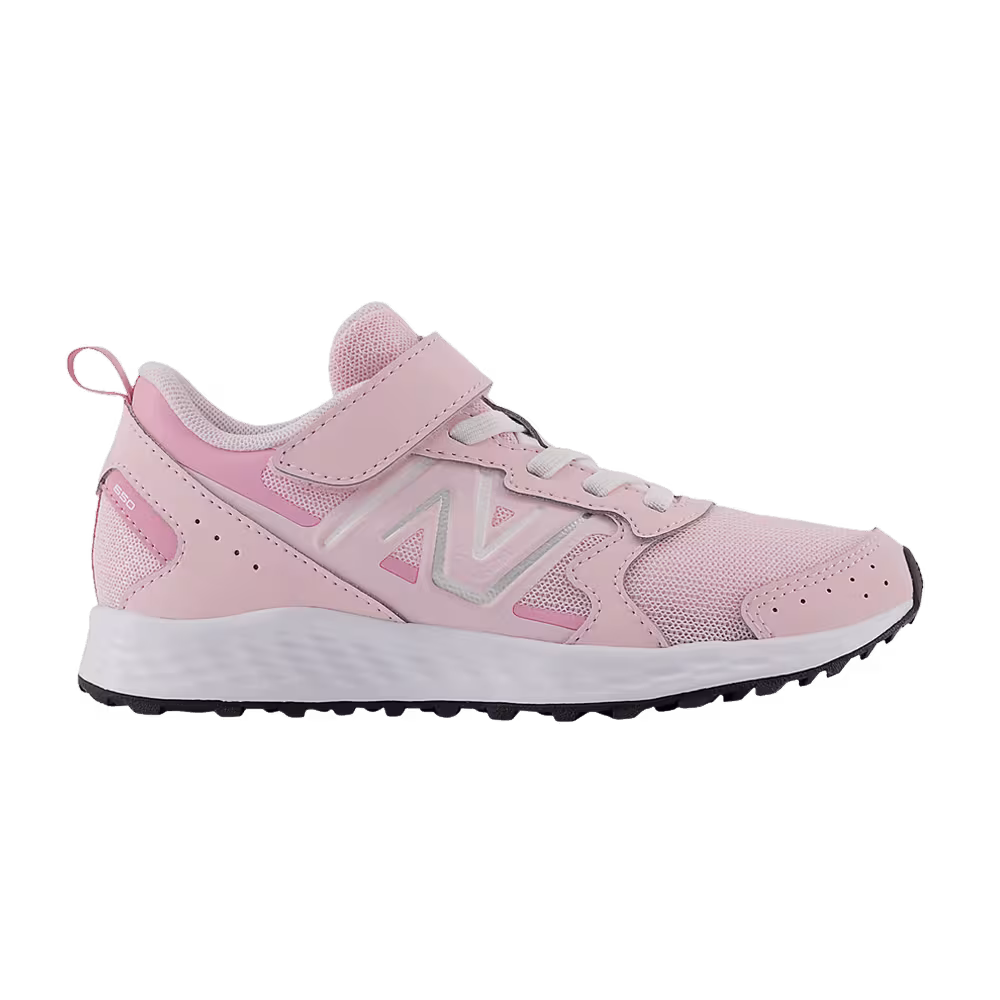 New Balance Fresh Foam 650 Bungee Lace Top Strap Big Kid Wide Light Raspberry