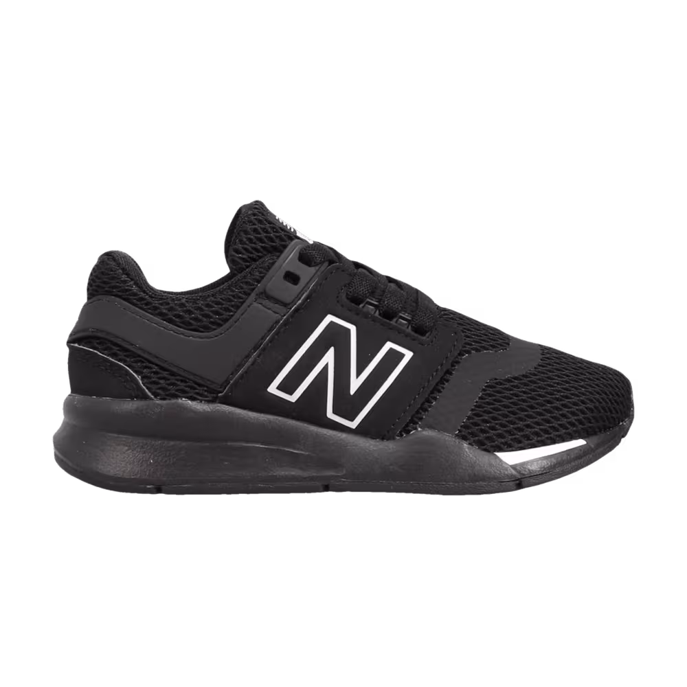 New Balance 247 Little Kids Wide Black White
