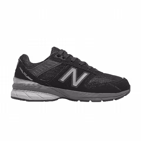 New Balance 990v5 Big Kid X-Wide 'Black'