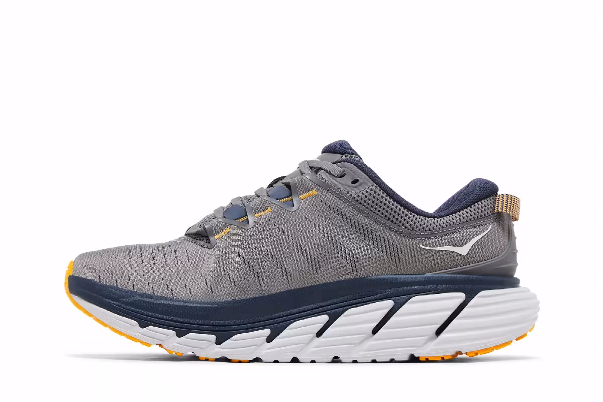 HOKA Gaviota 3 Charcoal Grey Ombre Blue, view 4