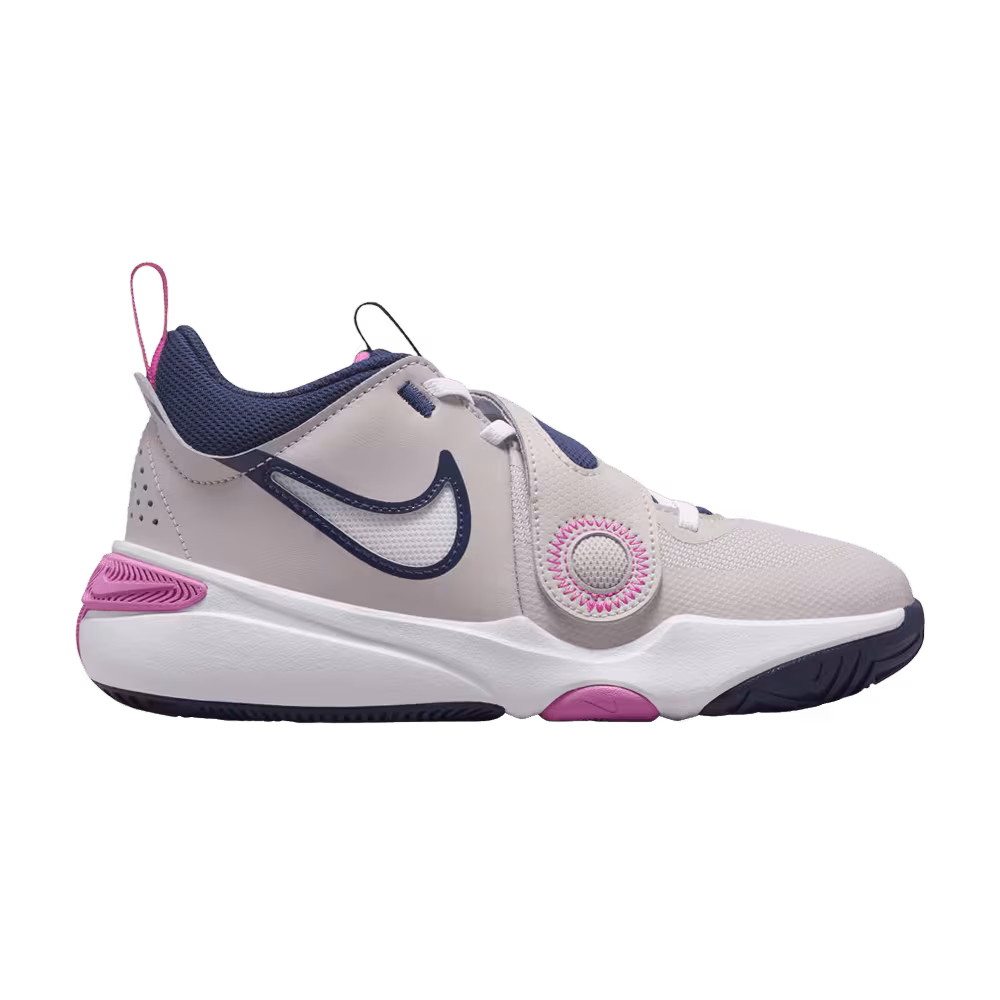 Nike Team Hustle D11 GS Platinum Violet Playful Pink