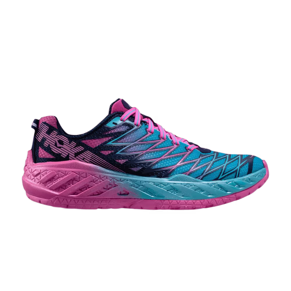 HOKA Women's Clayton 2 Medieval Blue Fuchsia