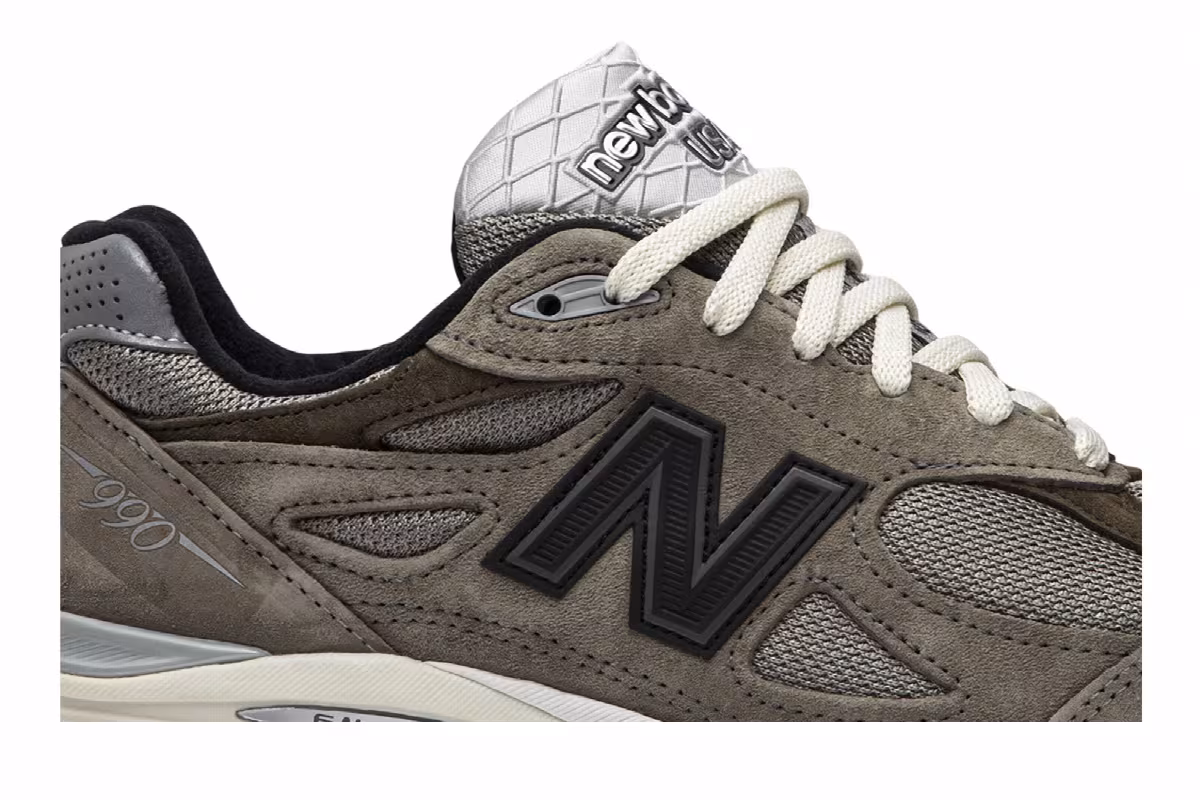 JJJJound x New Balance 990v3 Made In USA Urban Grey, view 3