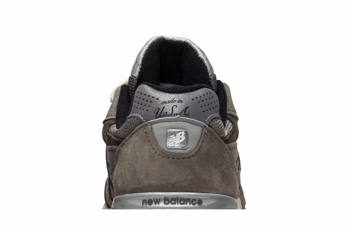 JJJJound x New Balance 990v3 Made In USA Urban Grey, view 8