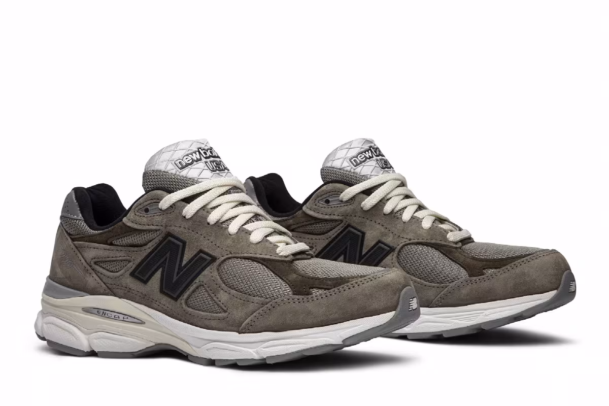 JJJJound x New Balance 990v3 Made In USA Urban Grey, view 9