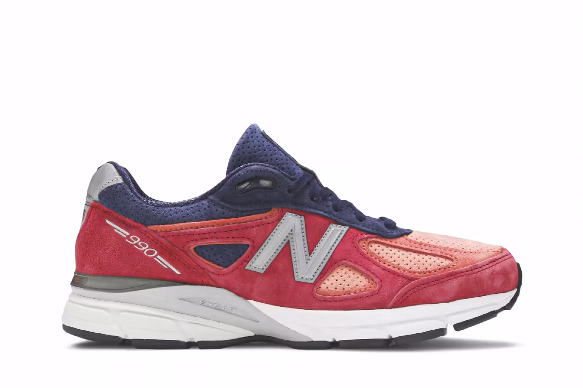 New Balance 990v4 Made in USA Copper Rose, view 2