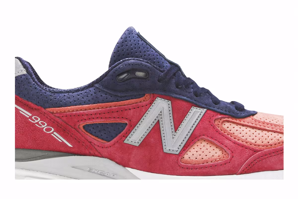 New Balance 990v4 Made in USA Copper Rose, view 3