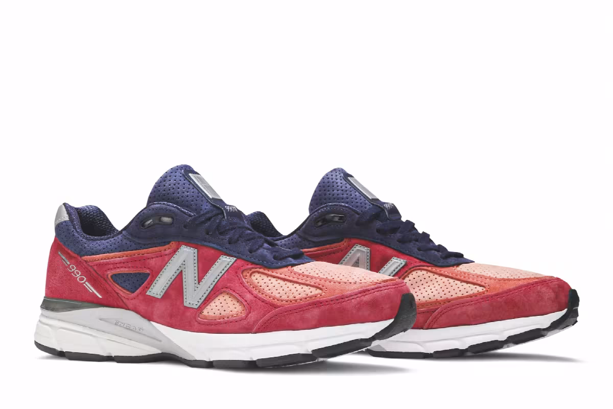 New Balance 990v4 Made in USA Copper Rose, view 9