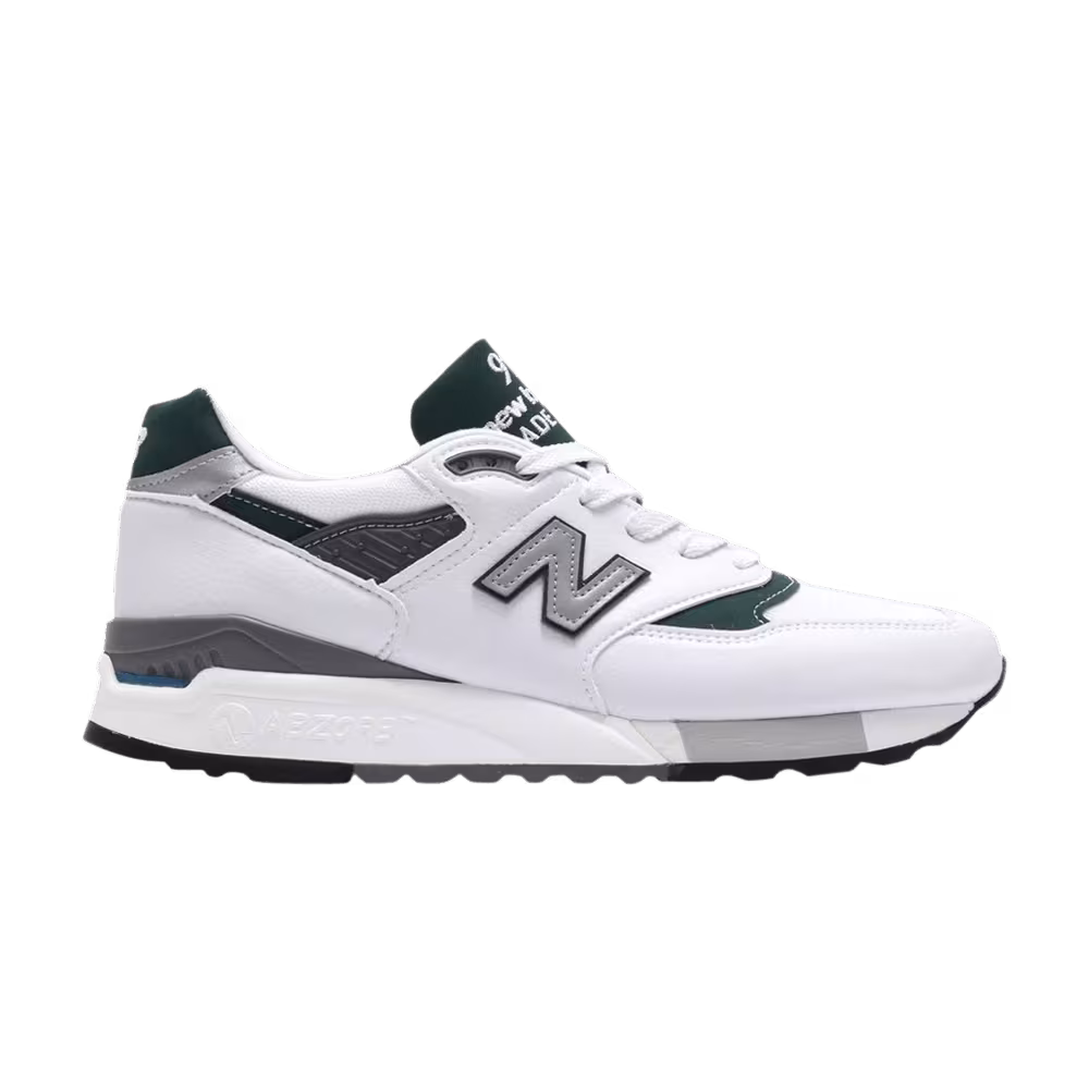 New Balance 998 Made in USA White Green