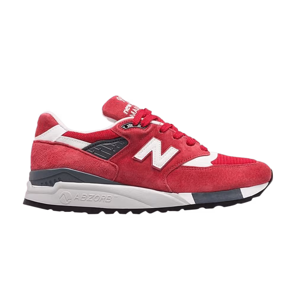 New Balance 998 Made in USA Red White