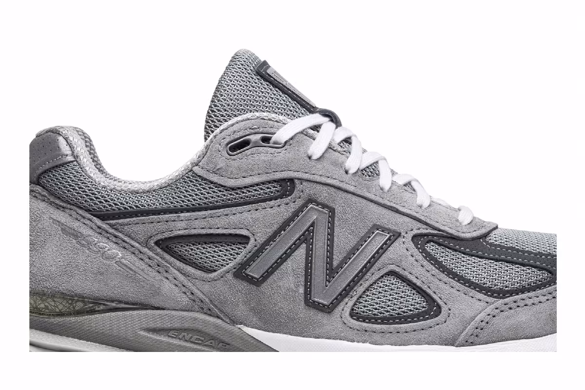 New Balance 990v4 Made In USA 2E Wide Castlerock, view 3