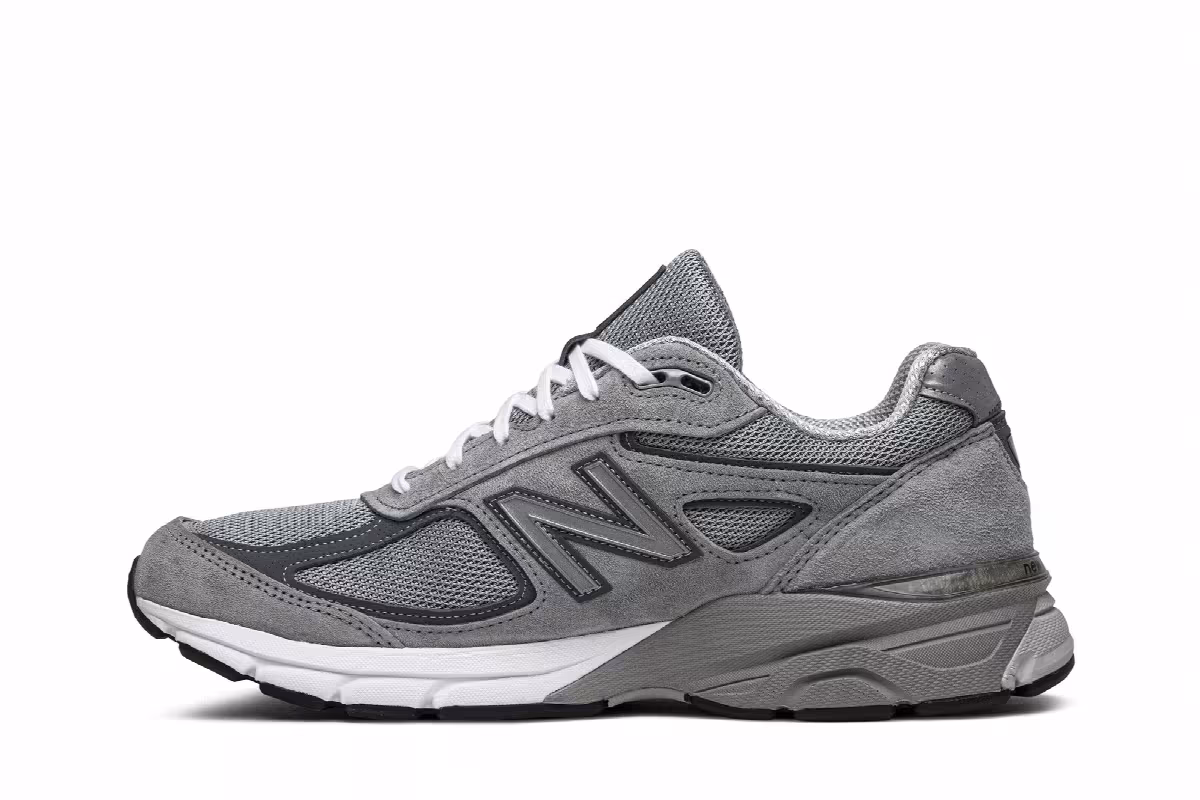 New Balance 990v4 Made In USA 2E Wide Castlerock, view 4