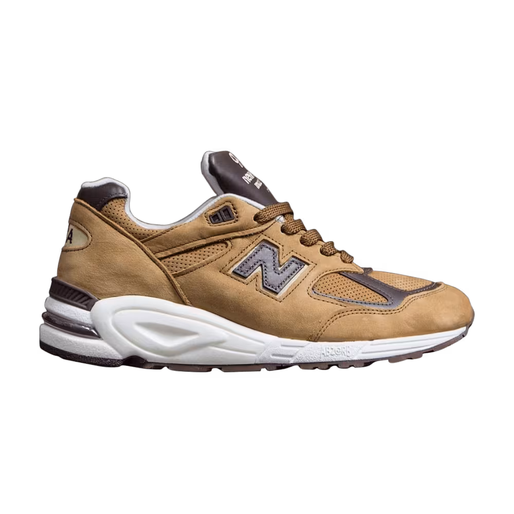 New Balance 990v2 Made in USA Tawny Brown