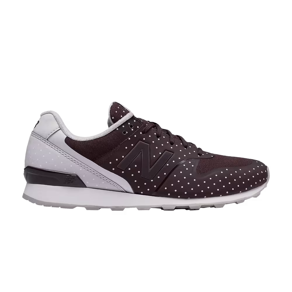 New Balance Women's 996 Burgundy Polka Dots
