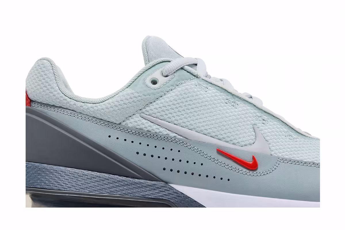 Nike Air Max Pulse Light Silver Picante Red, view 3
