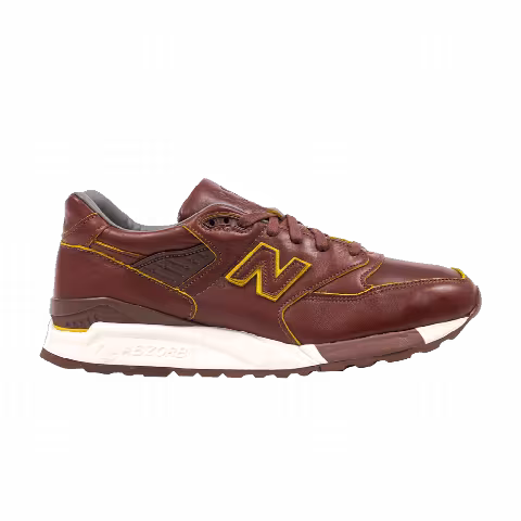 Horween Leather Co. x New Balance 998 Made in USA 'Brown Yellow'