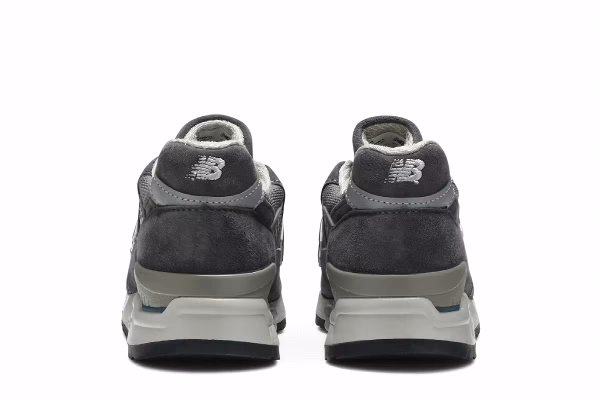 New Balance Women's 998 Made in USA Charcoal, view 7