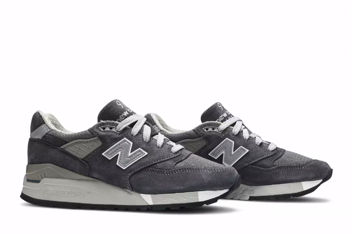 New Balance Women's 998 Made in USA Charcoal, view 9