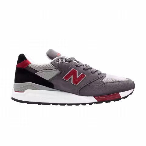 New Balance 998 Made in USA 'Grey Burgundy Black'