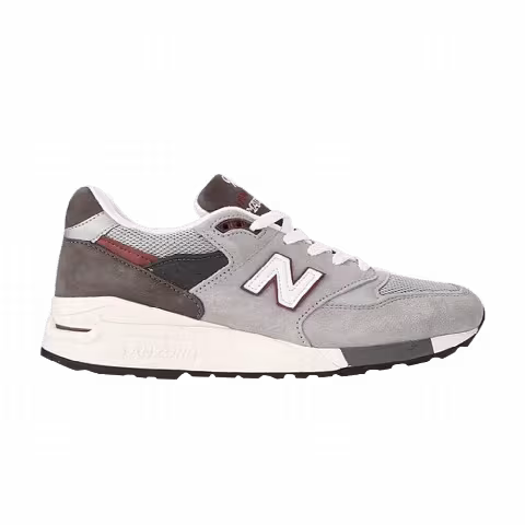New Balance 998 Made in USA 'Grey Burgundy'