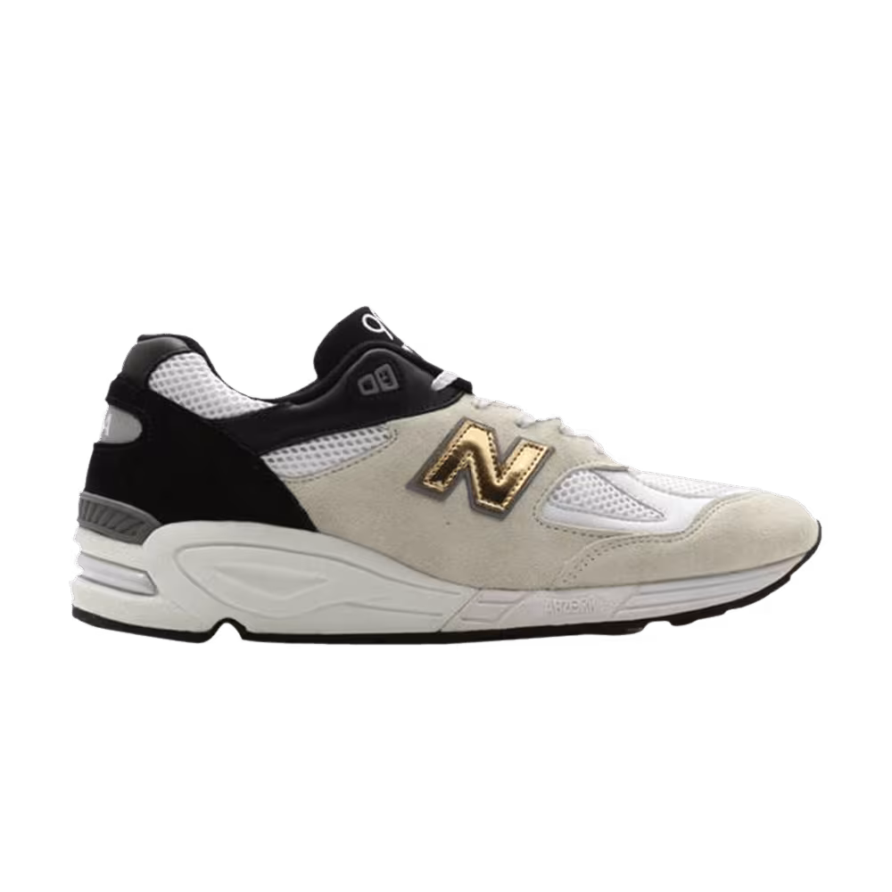 Hanon x New Balance 990v2 Made in USA Cream Gold