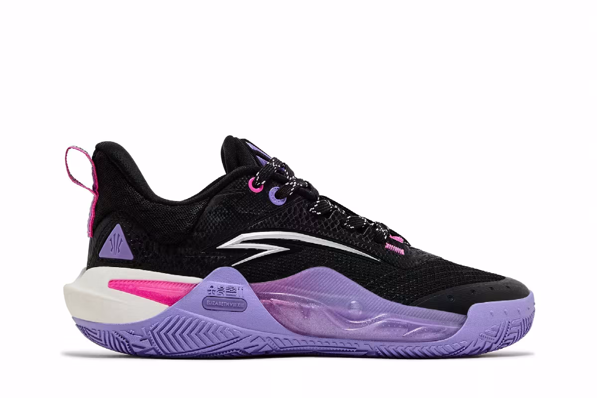 Anta Kai 1 Speed Black Midnight Purple, view 2