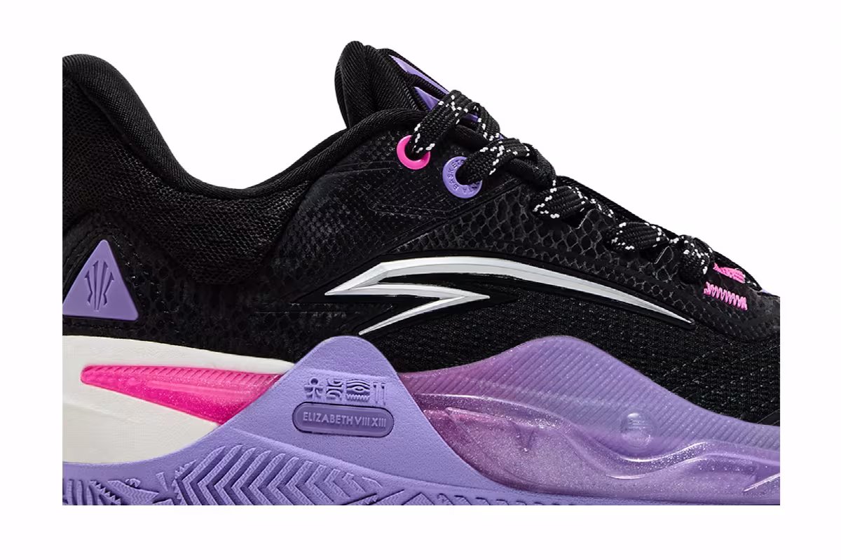 Anta Kai 1 Speed Black Midnight Purple, view 3