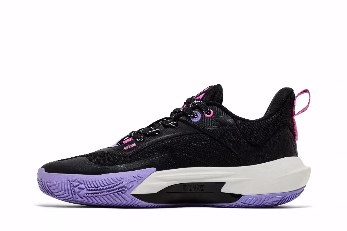 Anta Kai 1 Speed Black Midnight Purple, view 4