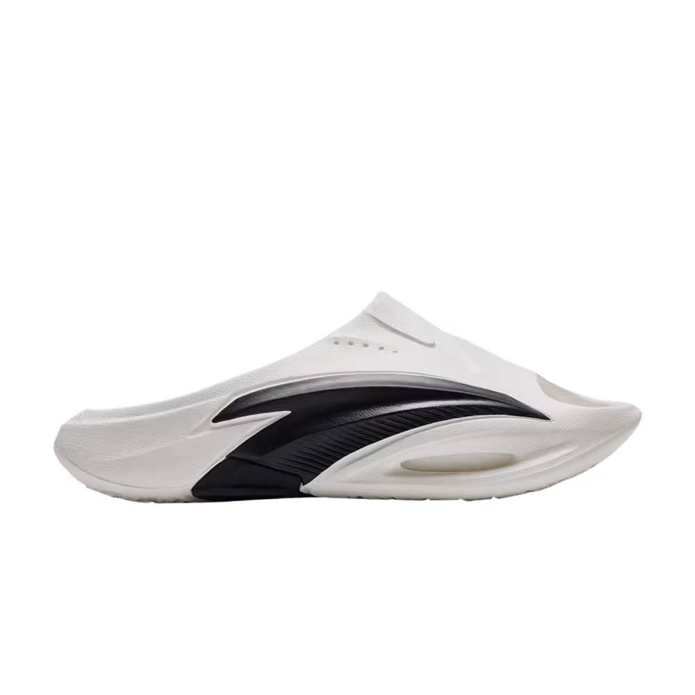 Anta Bubble Slide White Black