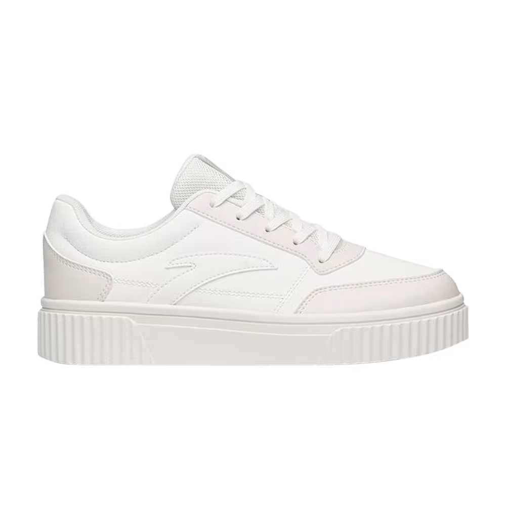 Anta Women's Thick-Soled Skate Low White Light Pink