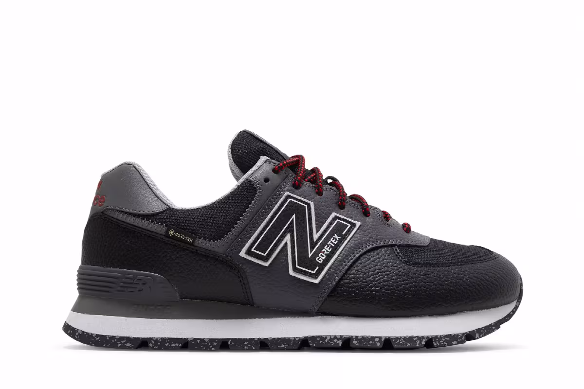 New Balance 574 GTX Black Grey, view 2