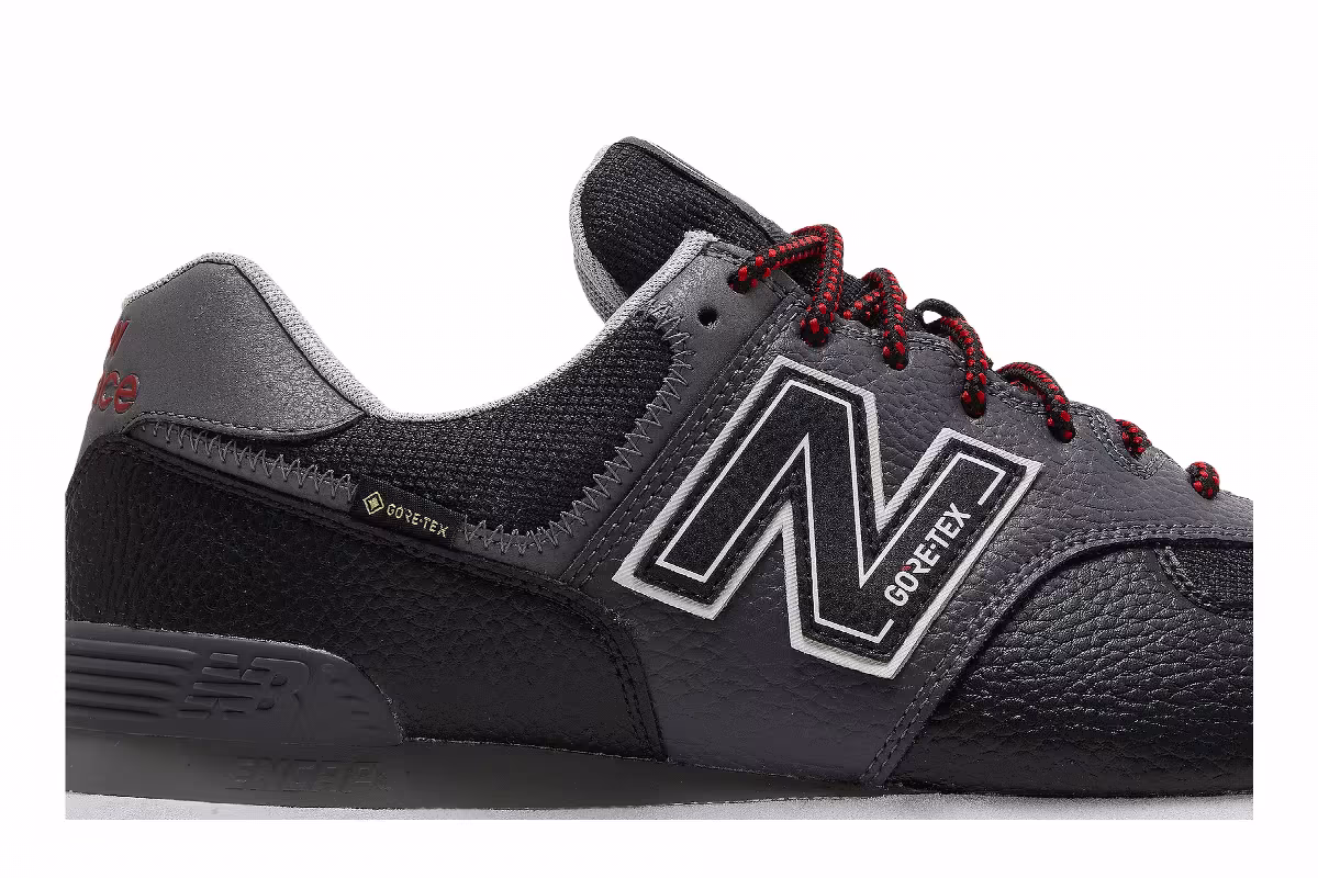 New Balance 574 GTX Black Grey, view 3
