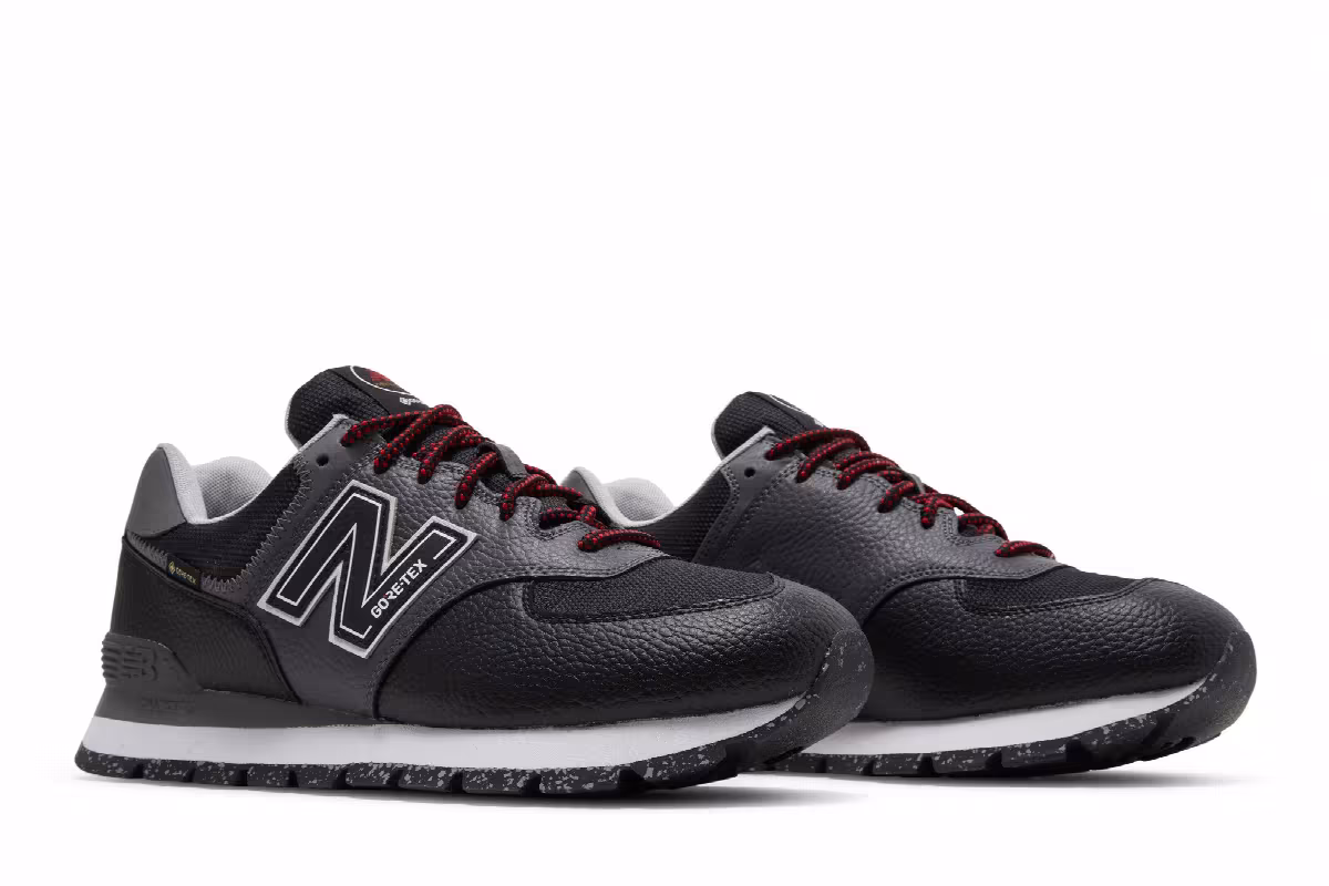 New Balance 574 GTX Black Grey, view 9