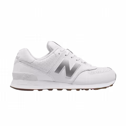 New Balance 574 Leather 'White Gum'