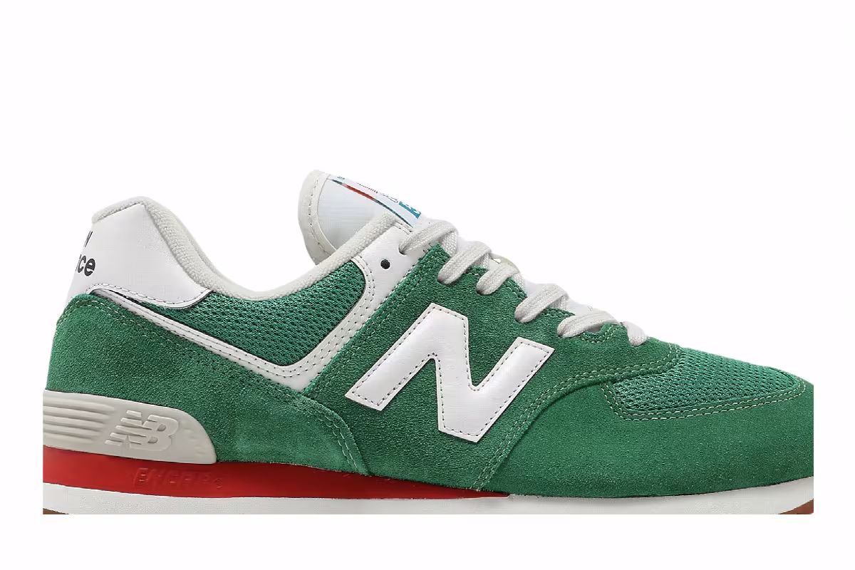 New Balance 574 Rainbow Pack - Varsity Green, view 3