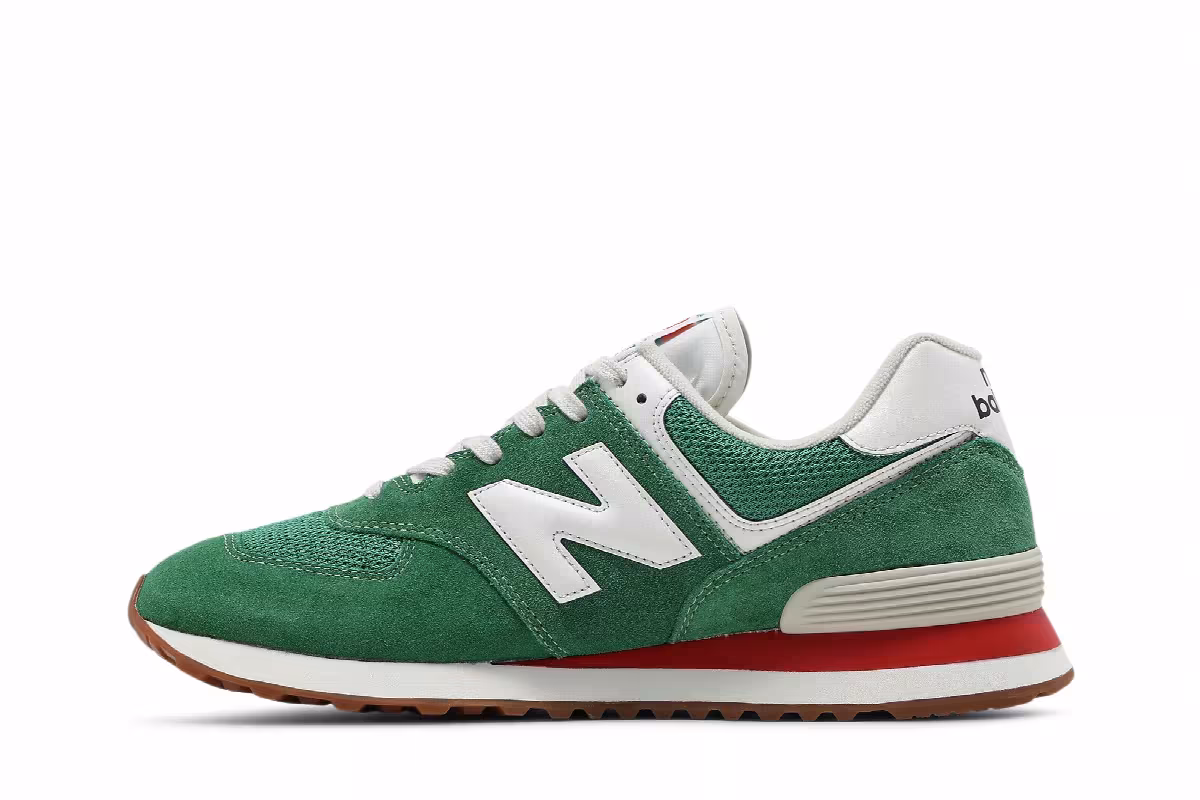 New Balance 574 Rainbow Pack - Varsity Green, view 4