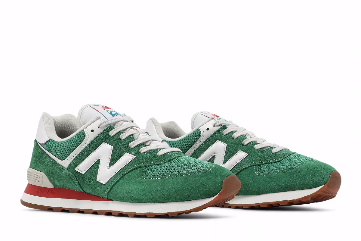 New Balance 574 Rainbow Pack - Varsity Green, view 9