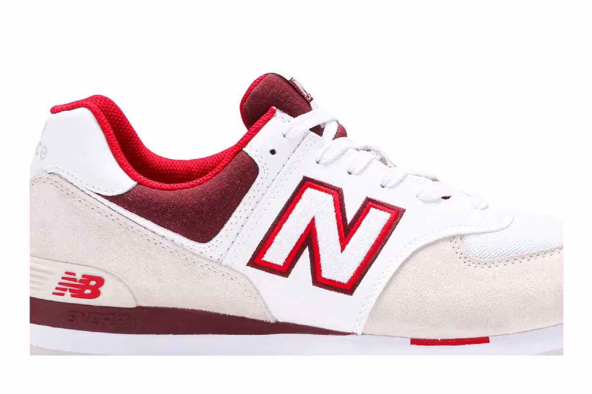 New Balance 574 Sky Lite Moonbeam Classic Burgundy, view 3
