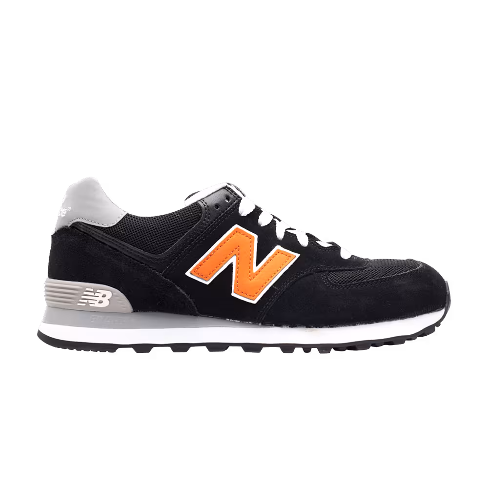 New Balance 574 Black Orange