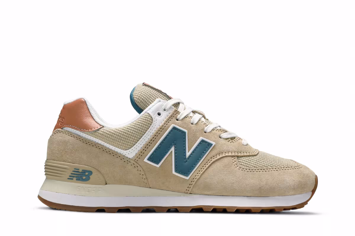New Balance 574 Incense Faded Mahogany, view 2