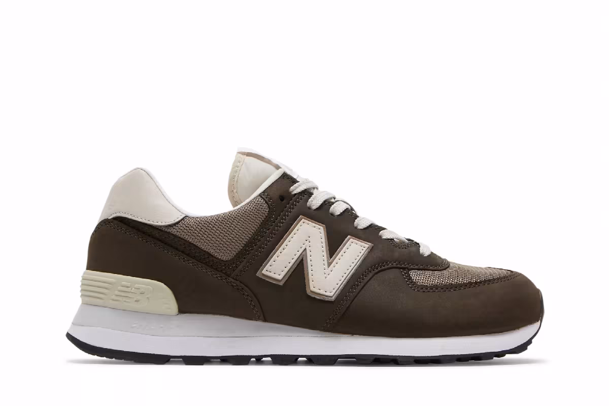 New Balance 574 Olive, view 2