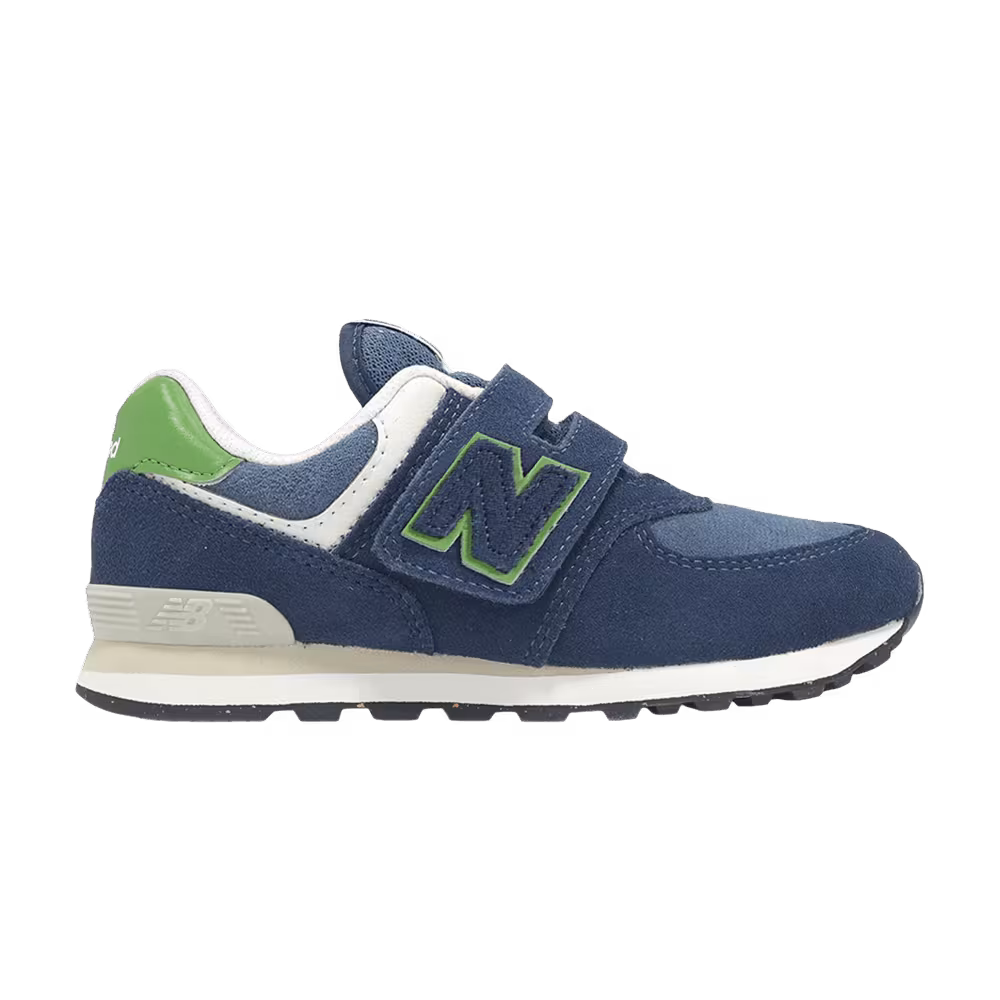 New Balance 574 Wide Navy Green