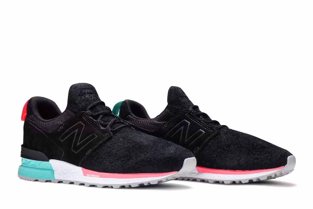 New Balance 574 Sport Black Tidepool, view 9